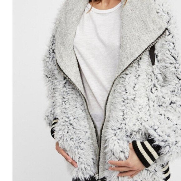 Free People Fluffy Dolman Jacket - Picture 2 of 8